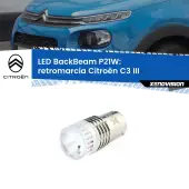 0 Retromarcia LED Citroën C3 III 2016 in poi: P21W BackBeam P21W: Led BackBeam v2.0 Cannone Luce Retromarcia Canbus