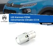 0 Retromarcia LED Citroën C3 III 2016 in poi: P21W Kannon P21W: Lampadina retromarcia LED Kannon