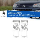 0 Retromarcia LED Citroën C3 Picasso 2009 - 2016: P21W Cobra P21W: LED Cobra 6000k (Coppia)