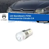 0 Retromarcia LED Citroën C4 2004 - 2011: P21W BackBeam P21W: Led BackBeam v2.0 Cannone Luce Retromarcia Canbus