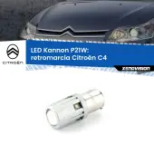 0 Retromarcia LED Citroën C4 2004 - 2011: P21W Kannon P21W: Lampadina retromarcia LED Kannon