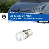 0 Retromarcia LED Citroën C4 Picasso  2006 - 2013: P21W BackBeam P21W: Led BackBeam v2.0 Cannone Luce Retromarcia Canbus
