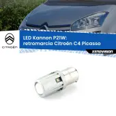 0 Retromarcia LED Citroën C4 Picasso  2006 - 2013: P21W Kannon P21W: Lampadina retromarcia LED Kannon