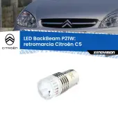 0 Retromarcia LED Citroën C5  2001 - 2004: P21W BackBeam P21W: Led BackBeam v2.0 Cannone Luce Retromarcia Canbus