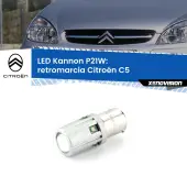 0 Retromarcia LED Citroën C5  2001 - 2004: P21W Kannon P21W: Lampadina retromarcia LED Kannon