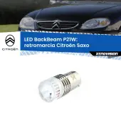 0 Retromarcia LED Citroën Saxo 1996 - 2004: P21W BackBeam P21W: Led BackBeam v2.0 Cannone Luce Retromarcia Canbus