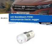 0 Retromarcia LED Dacia Jogger 2021 in poi: P21W BackBeam P21W: Led BackBeam v2.0 Cannone Luce Retromarcia Canbus