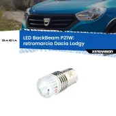 0 Retromarcia LED Dacia Lodgy 2012 in poi: P21W BackBeam P21W: Led BackBeam v2.0 Cannone Luce Retromarcia Canbus