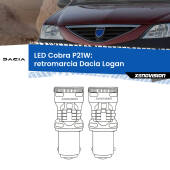 0 Retromarcia LED Dacia Logan  2004 - 2011: P21W Cobra P21W: LED Cobra 6000k (Coppia)