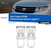 0 Retromarcia LED Dacia Logan II 2012 in poi: P21W Cobra P21W: LED Cobra 6000k (Coppia)