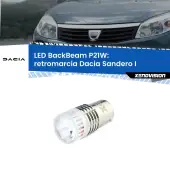 0 Retromarcia LED Dacia Sandero I 2008 - 2012: P21W BackBeam P21W: Led BackBeam v2.0 Cannone Luce Retromarcia Canbus