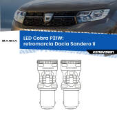 0 Retromarcia LED Dacia Sandero II 2012 in poi: P21W Cobra P21W: LED Cobra 6000k (Coppia)