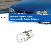 0 Retromarcia LED Dacia Solenza 2003 in poi: P21W BackBeam P21W: Led BackBeam v2.0 Cannone Luce Retromarcia Canbus