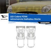0 Retromarcia LED Daihatsu Storia 1998 - 2005: P21W Cobra P21W: LED Cobra 6000k (Coppia)