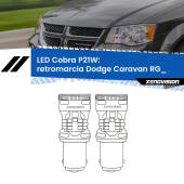 0 Retromarcia LED Dodge Caravan RG_ 2000 - 2007: P21W Cobra P21W: LED Cobra 6000k (Coppia)