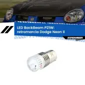 0 Retromarcia LED Dodge Neon II 1999 - 2005: P21W BackBeam P21W: Led BackBeam v2.0 Cannone Luce Retromarcia Canbus