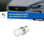 0 Retromarcia LED DS DS 5 2015 in poi: P21W BackBeam P21W: Led BackBeam v2.0 Cannone Luce Retromarcia Canbus