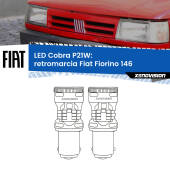 0 Retromarcia LED Fiat Fiorino 146 1988 - 2001: P21W Cobra P21W: LED Cobra 6000k (Coppia)