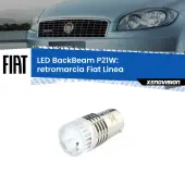 0 Retromarcia LED Fiat Linea  2007 - 2018: P21W BackBeam P21W: Led BackBeam v2.0 Cannone Luce Retromarcia Canbus