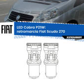 0 Retromarcia LED Fiat Scudo 270 2007 - 2016: P21W Cobra P21W: LED Cobra 6000k (Coppia)