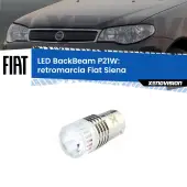 0 Retromarcia LED Fiat Siena 1996 - 2012: P21W BackBeam P21W: Led BackBeam v2.0 Cannone Luce Retromarcia Canbus