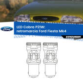 0 Retromarcia LED Ford Fiesta Mk4 1995 - 2002: P21W Cobra P21W: LED Cobra 6000k (Coppia)