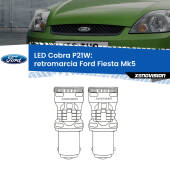 0 Retromarcia LED Ford Fiesta Mk5 2002 - 2006: P21W Cobra P21W: LED Cobra 6000k (Coppia)