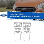 0 Retromarcia LED Ford Transit Custom 2012 - 2022: P21W Cobra P21W: LED Cobra 6000k (Coppia)