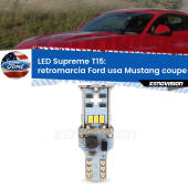 0 Retromarcia LED Ford usa Mustang coupe 2014 in poi: T15 Supreme T15: Supreme LED 6000k