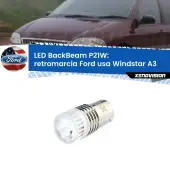 0 Retromarcia LED Ford usa Windstar A3 1995 - 2000: P21W BackBeam P21W: Led BackBeam v2.0 Cannone Luce Retromarcia Canbus
