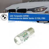 0 Retromarcia LED H21W Torpedo per BMW Serie-3 F30, F80 2015 - 2019 H21W (BAY9S): LED Torpedo Canbus 6000k