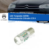 0 Retromarcia LED H21W Torpedo per Citroën C5 II 2008 - 2014 H21W (BAY9S): LED Torpedo Canbus 6000k