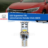 0 Retromarcia LED Honda Civic Mk10 2016 - 2020: T15 Supreme T15: Supreme LED 6000k