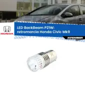 0 Retromarcia LED Honda Civic Mk9 2011 - 2015: P21W BackBeam P21W: Led BackBeam v2.0 Cannone Luce Retromarcia Canbus