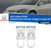 0 Retromarcia LED Honda Integra coupe DC2, DC4 1997 - 2001: P21W Cobra P21W: LED Cobra 6000k (Coppia)