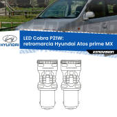 0 Retromarcia LED Hyundai Atos prime MX 1997 - 2008: P21W Cobra P21W: LED Cobra 6000k (Coppia)