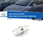 0 Retromarcia LED Hyundai Highway  2000 - 2004: P21W Kannon P21W: Lampadina retromarcia LED Kannon