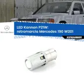 0 Retromarcia LED Mercedes 190 W201 1982 - 1993: P21W Kannon P21W: Lampadina retromarcia LED Kannon
