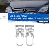 0 Retromarcia LED Mercedes Classe-B W245 2005 - 2011: P21W Cobra P21W: LED Cobra 6000k (Coppia)