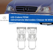 0 Retromarcia LED Mercedes Classe-M W163 1998 - 2005: P21W Cobra P21W: LED Cobra 6000k (Coppia)