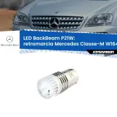 0 Retromarcia LED Mercedes Classe-M W164 prima serie: P21W BackBeam P21W: Led BackBeam v2.0 Cannone Luce Retromarcia Canbus