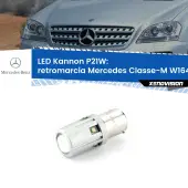 0 Retromarcia LED Mercedes Classe-M W164 prima serie: P21W Kannon P21W: Lampadina retromarcia LED Kannon