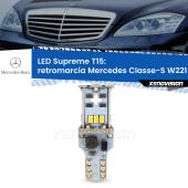 0 Retromarcia LED Mercedes Classe-S W221 2005 - 2013: T15 Supreme T15: Supreme LED 6000k