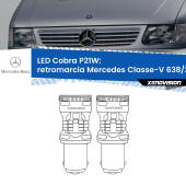0 Retromarcia LED Mercedes Classe-V 638/2 1996 - 2003: P21W Cobra P21W: LED Cobra 6000k (Coppia)