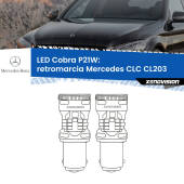 0 Retromarcia LED Mercedes CLC CL203 2008 - 2011: P21W Cobra P21W: LED Cobra 6000k (Coppia)