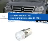 0 Retromarcia LED Mercedes GL X164 2006 - 2012: P21W BackBeam P21W: Led BackBeam v2.0 Cannone Luce Retromarcia Canbus