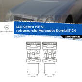 0 Retromarcia LED Mercedes Kombi S124 1985 - 1993: P21W Cobra P21W: LED Cobra 6000k (Coppia)