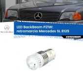 0 Retromarcia LED Mercedes SL R129 1989 - 2001: P21W BackBeam P21W: Led BackBeam v2.0 Cannone Luce Retromarcia Canbus