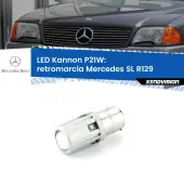 0 Retromarcia LED Mercedes SL R129 1989 - 2001: P21W Kannon P21W: Lampadina retromarcia LED Kannon