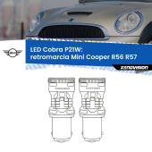 0 Retromarcia LED Mini Cooper R56 R57 2006 - 2010: P21W Cobra P21W: LED Cobra 6000k (Coppia)
